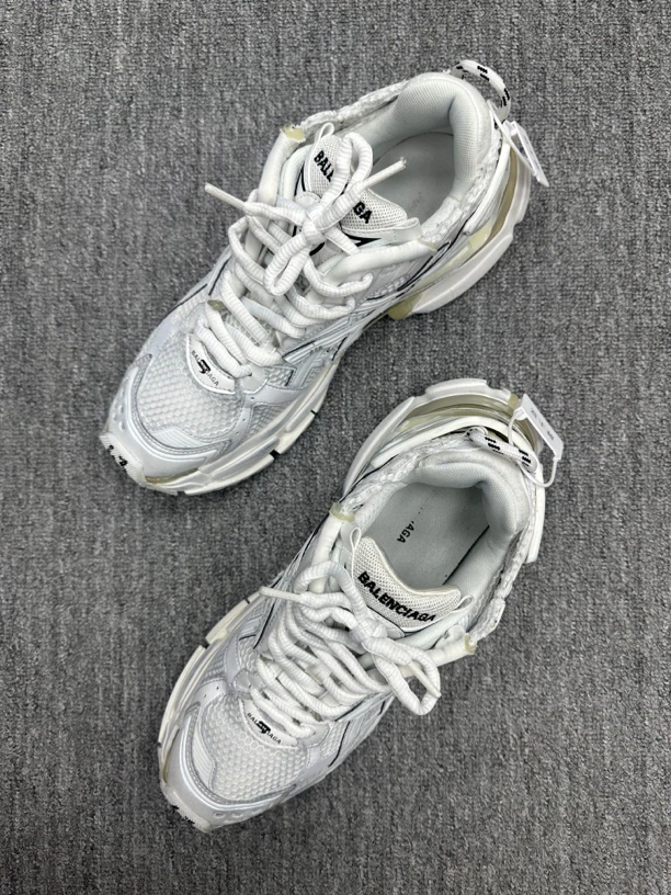 43 巴黎世家runner 老爹鞋 白色 准新