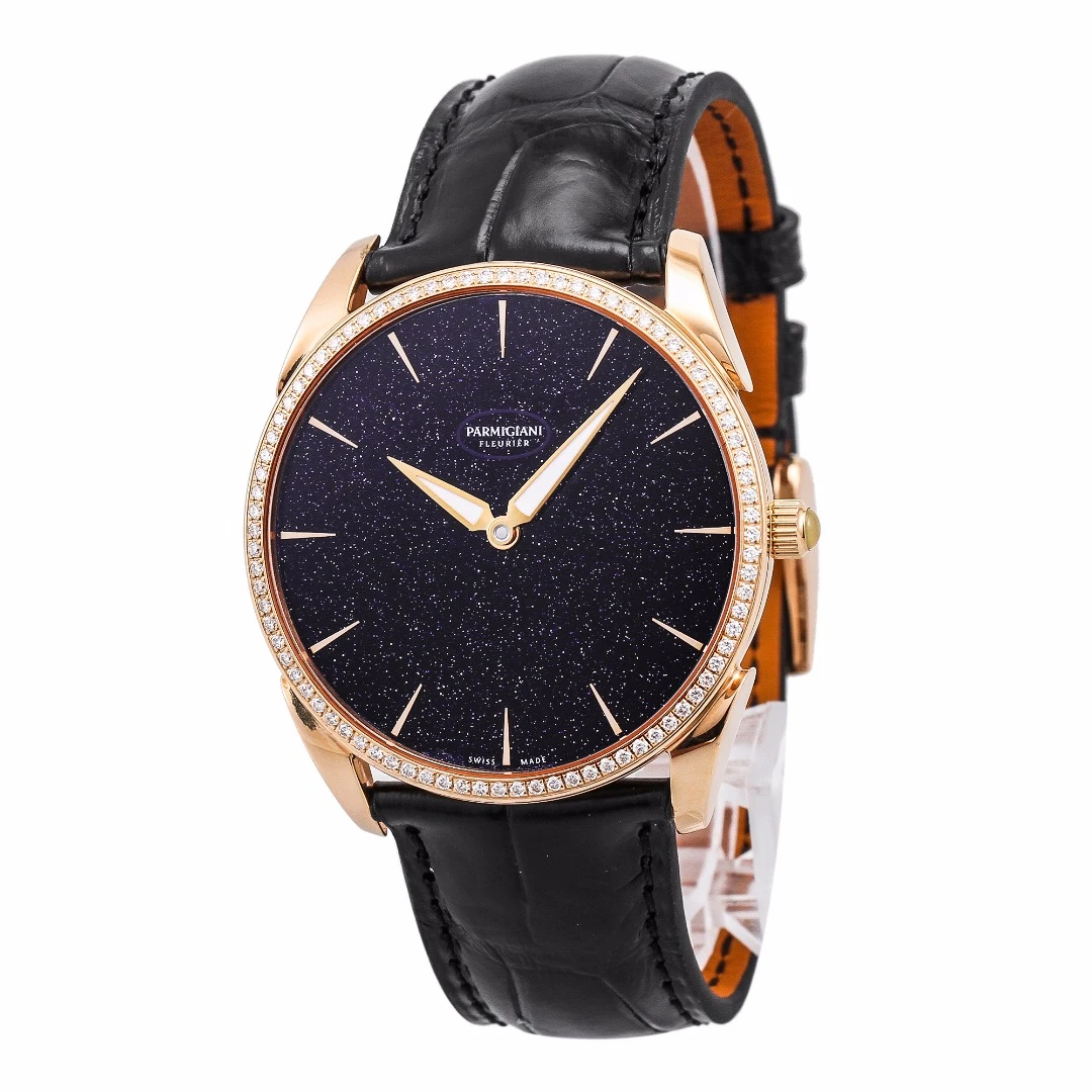 95新 PARMIGIANI/帕玛强尼 型号PFC288-1062500-HA1421机械男表39