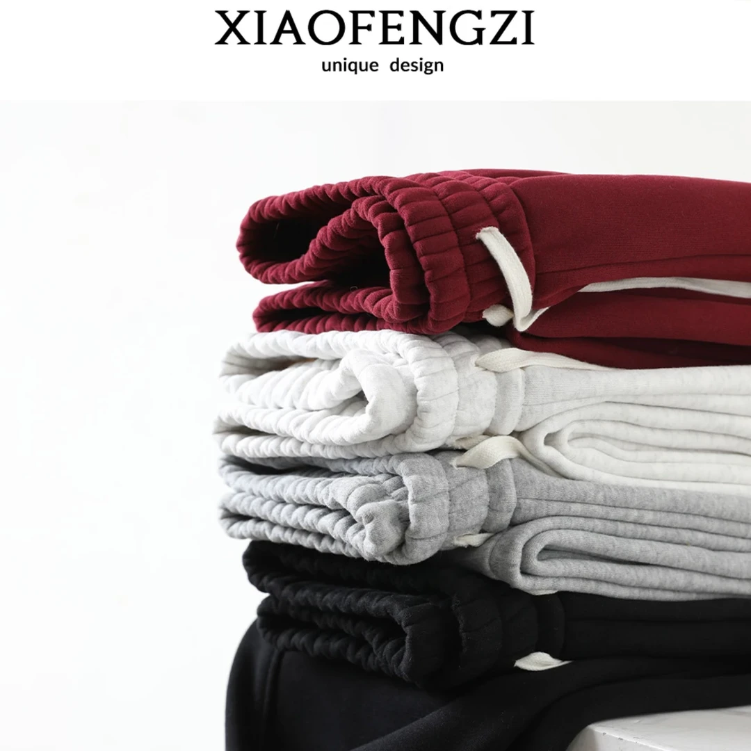 小熊正品授权！外百棉内羊毛蚕丝！情侣款卫裤24-D8809