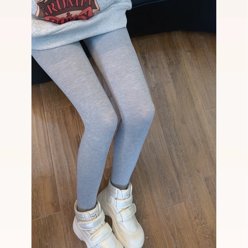 【踩脚裤】各种百搭好穿的收腹提臀显瘦竖条纹连脚打底裤针织连裤袜