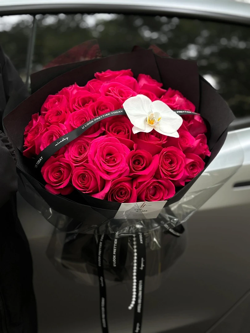【月华芳甸】36支佛洛依德同城花店鲜花送花上门