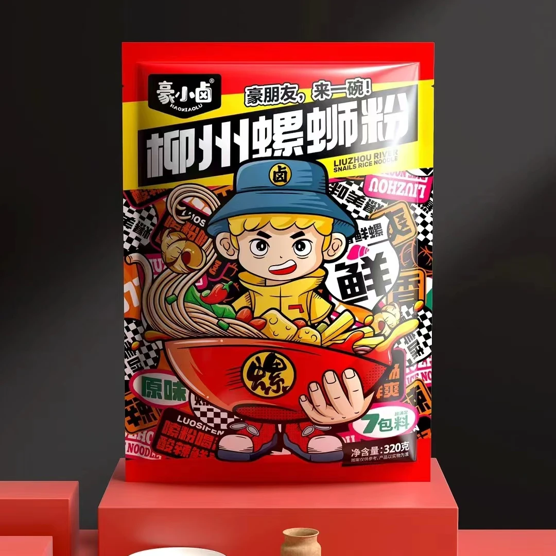 【爆爽浓汤】柳州螺蛳粉320g堂食版.豪小卤