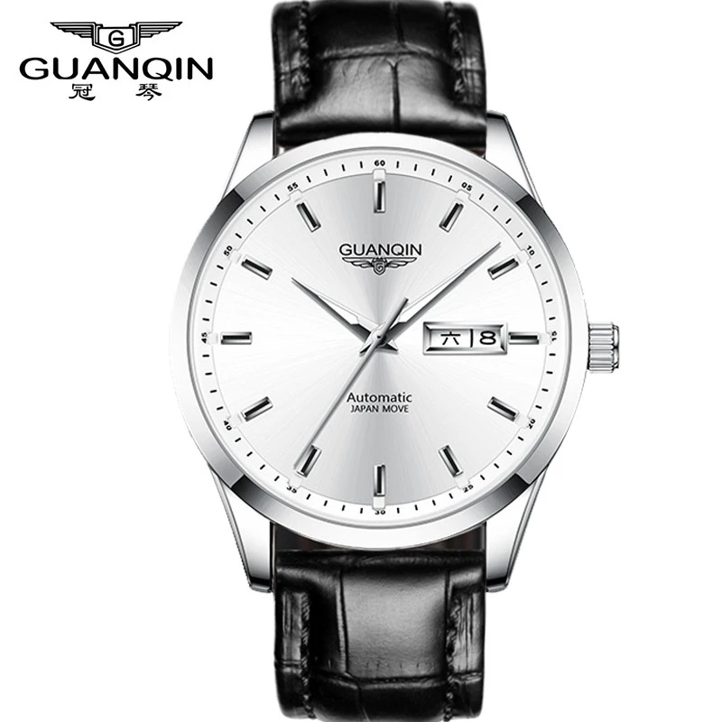 专柜正品冠琴进口机械机芯男士手表防水夜光商务全自动机械手表男