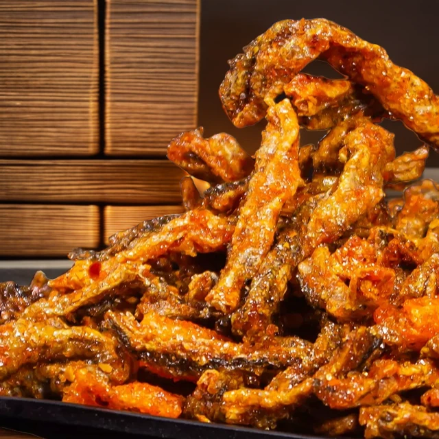 XIUXIANLIECHE/休闲列车【休闲列车】香辣鳕鱼皮鱼干蜜汁小吃网红零