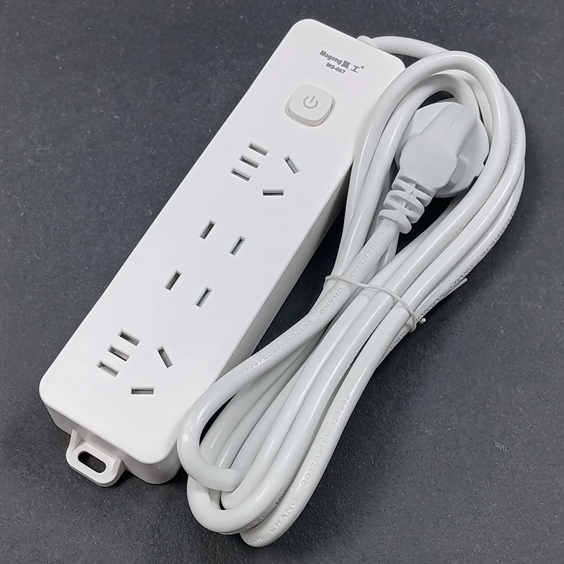 莫工61122-2.8新国标延长线接线板4位14孔2.7米