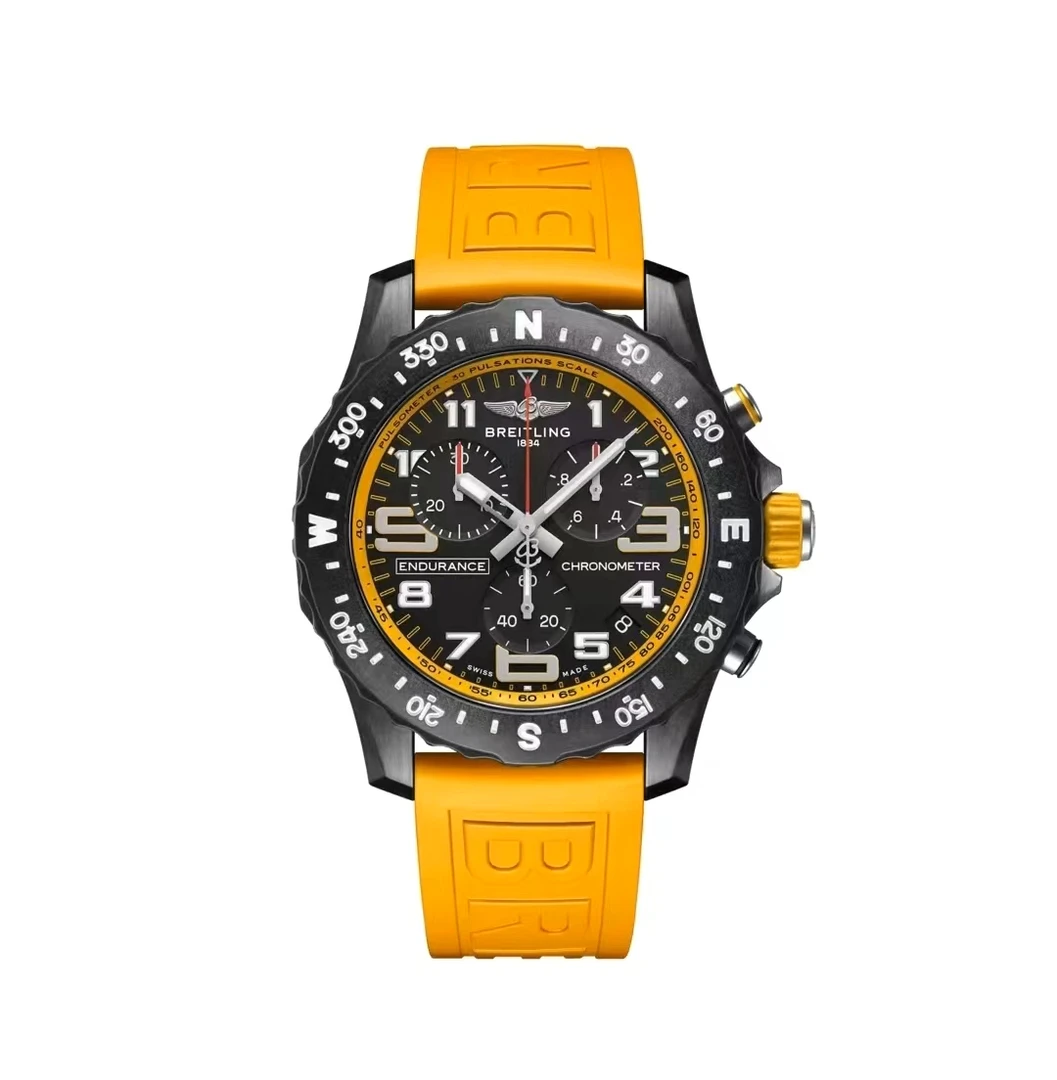 95新  百年灵专业系列 石英 21年全套 碳纤维 44MM