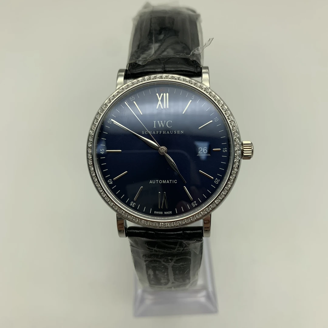 95新 IWC/万国 红60系列 机械 后钻 升级蓝盘 40MM 0679