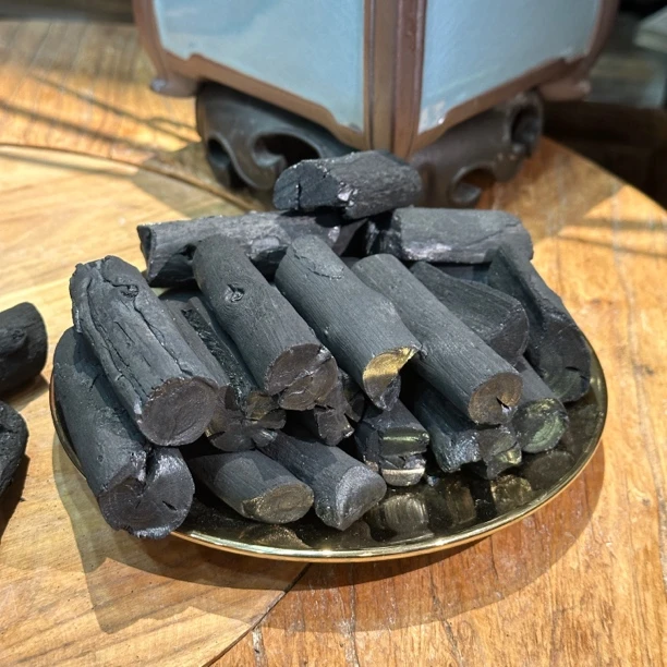 【丁炭plus】叮炭升级版圆柱无烟无味明火白霜木炭易燃耐烧不崩炸