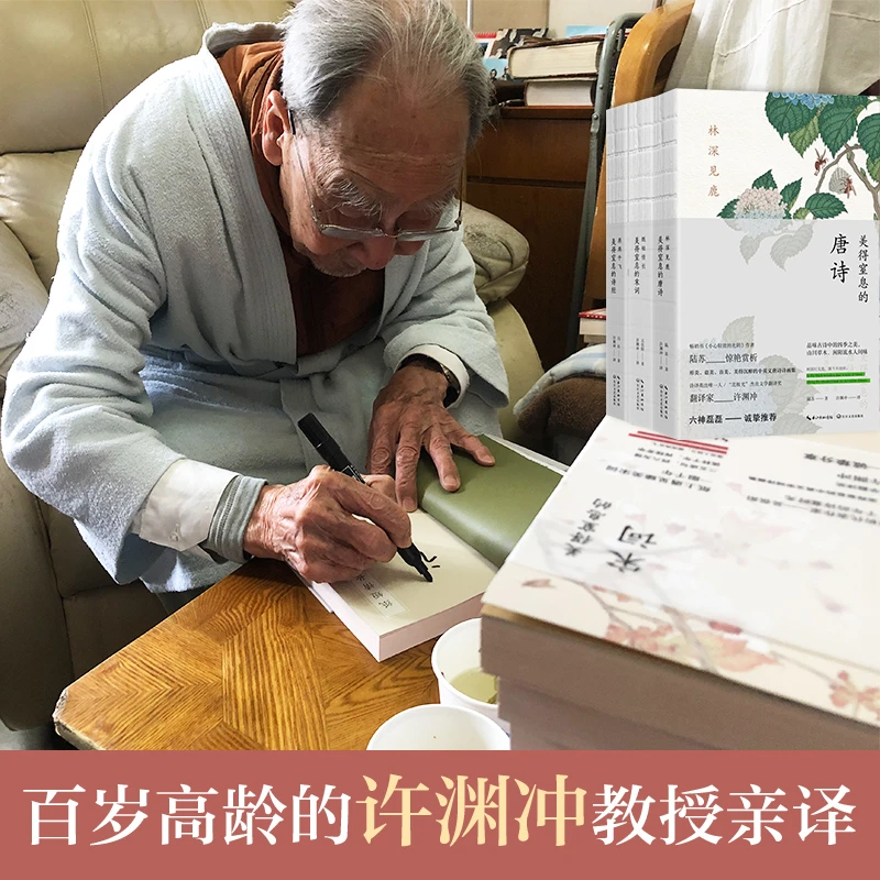 【时代华语】许渊冲译：美得窒息的唐诗 宋词 诗经（3册套装）