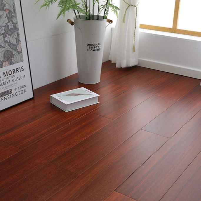 圆盘豆红黄色系列纯实木地板