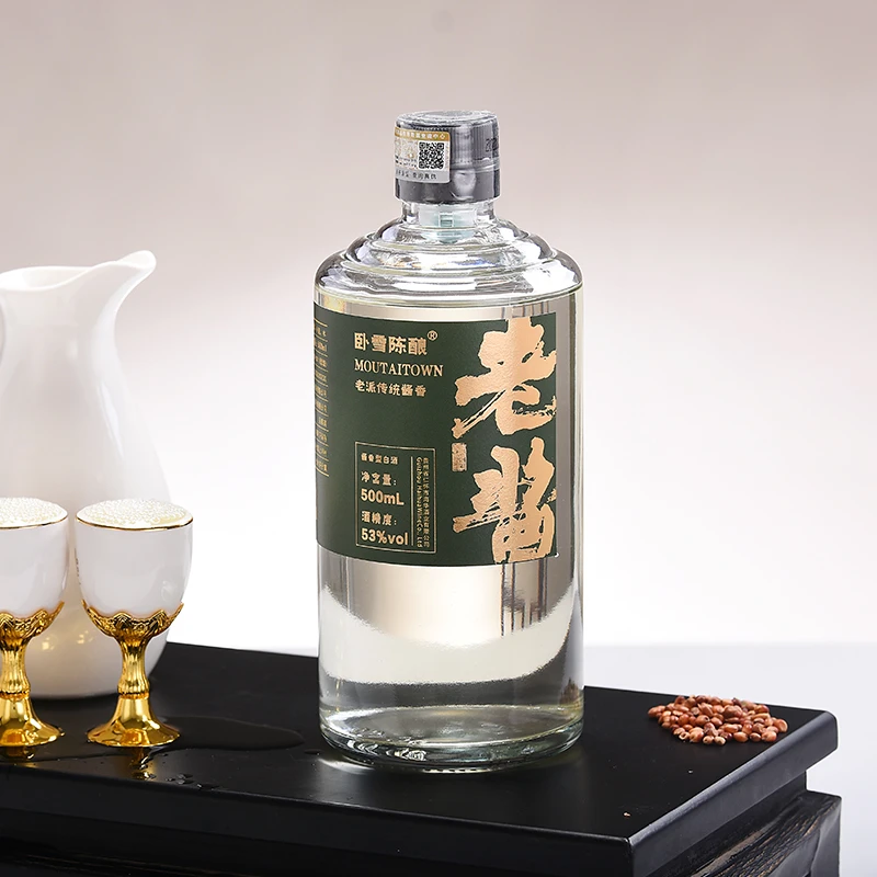 卧雪陈酿贵州酱香型瓶装白酒茅台镇原产地直发53度500ml