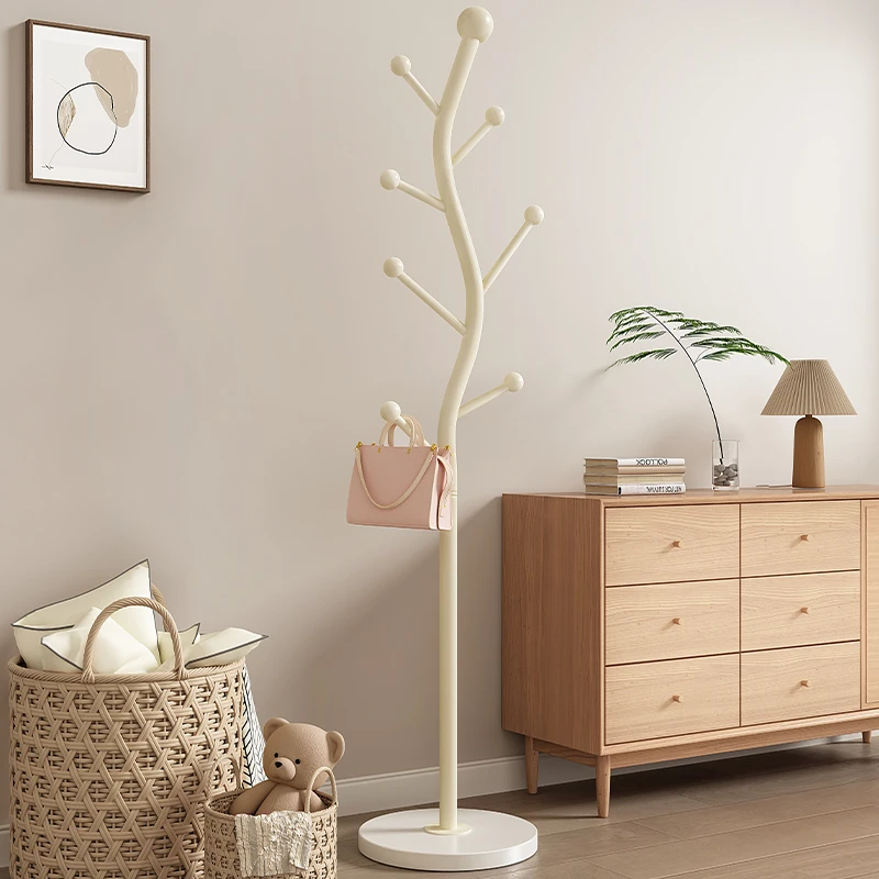 简约衣帽架落地卧室挂衣架网红立式衣服架子客厅挂包架家用晾衣架