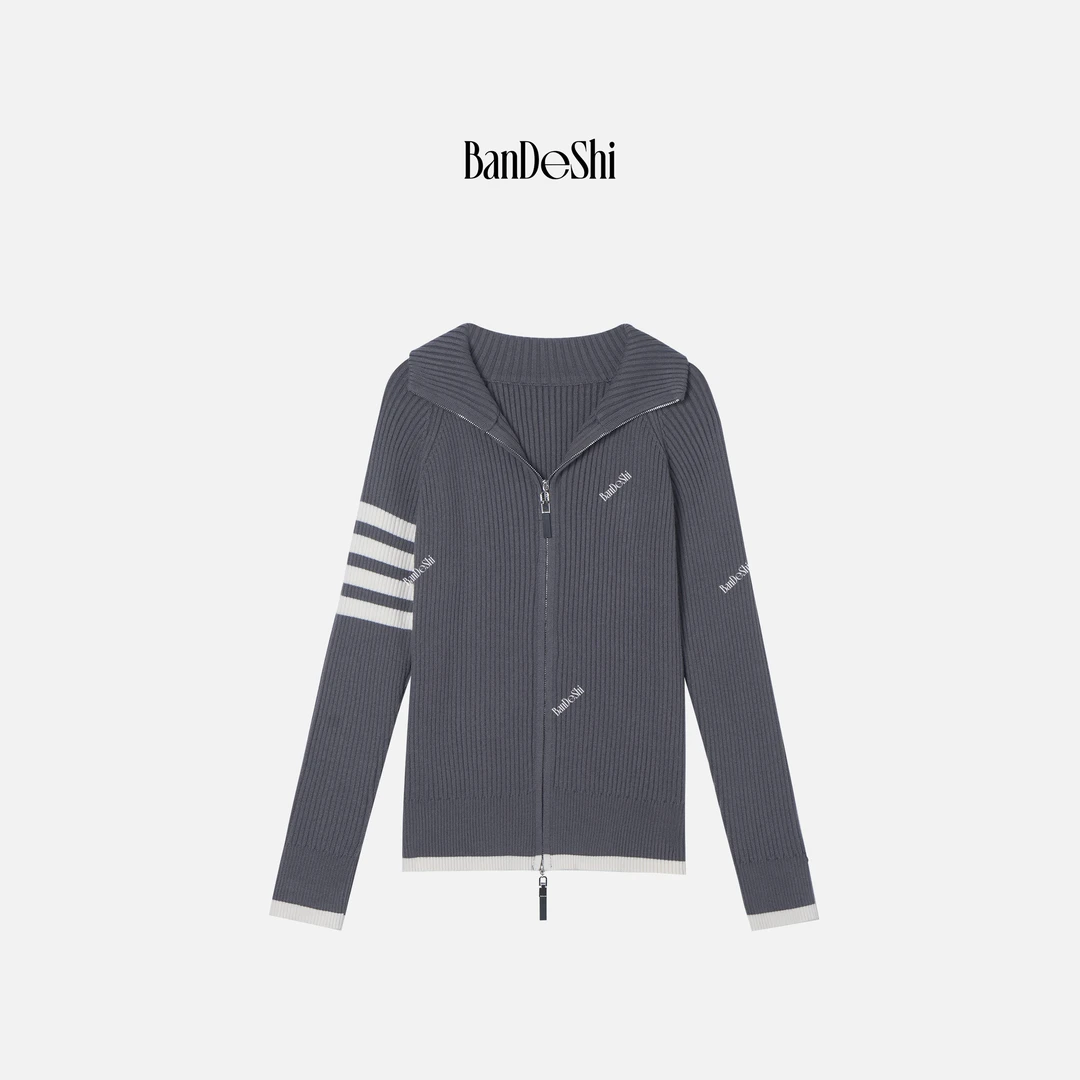 【A4862】#班德施-百搭长袖简约时尚秋冬设计师开衫款女XYZ