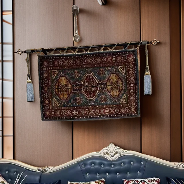 【进口纯手工挂毯】挂在您的沙发背景墙贼好看有高档复古风民族风