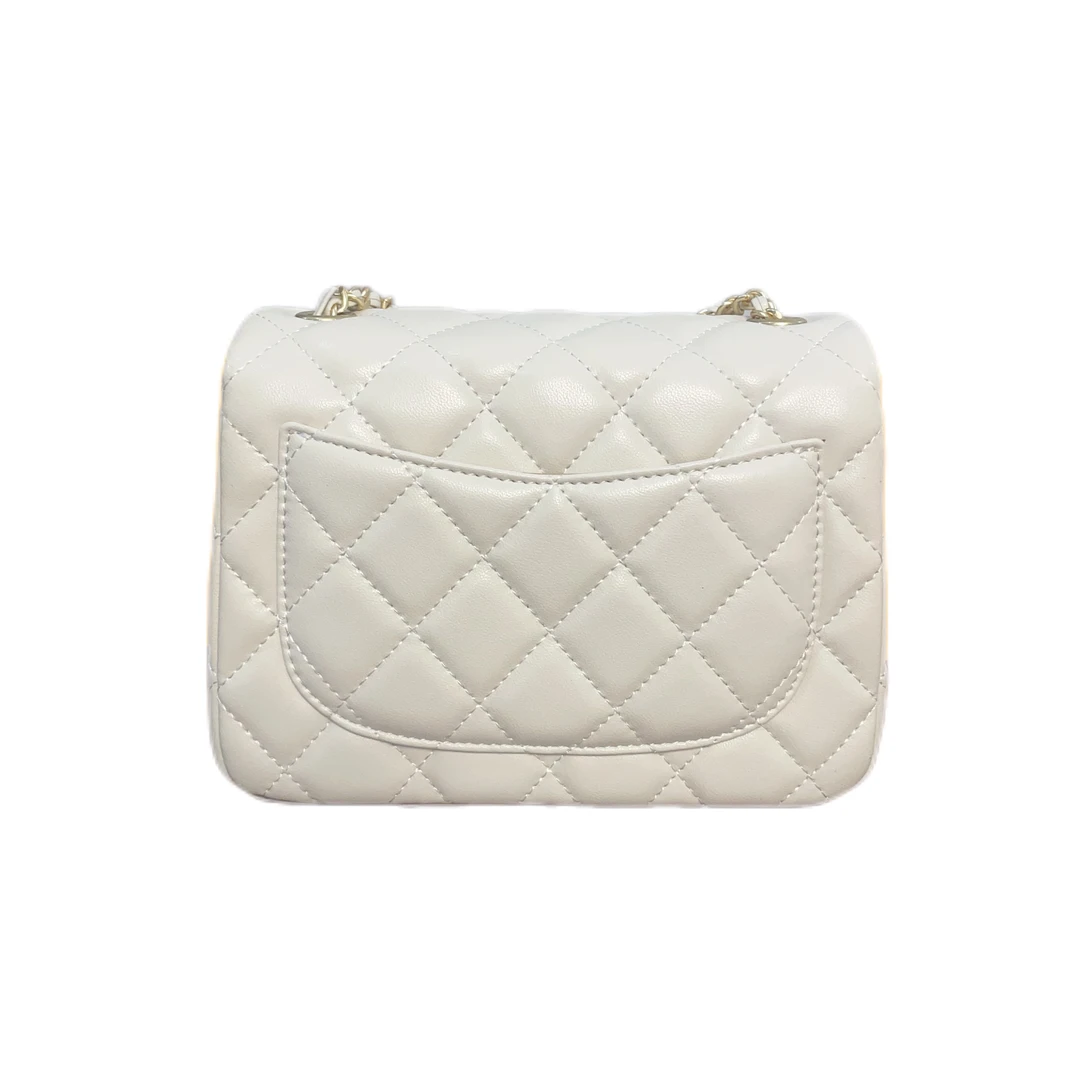 C102 小香风优雅气质单肩斜挎链条包