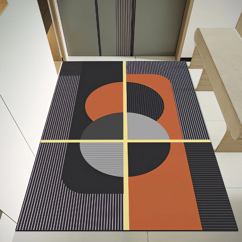 入户门地垫卫生间吸水地垫脚垫硅藻泥可裁剪地垫洗手间家用地垫