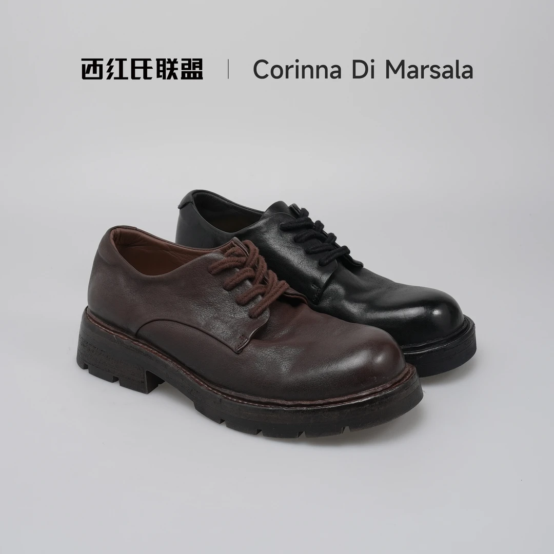 【西红氏联盟】Corinna di Marsala乐福鞋X22B01928-1跟高4cm