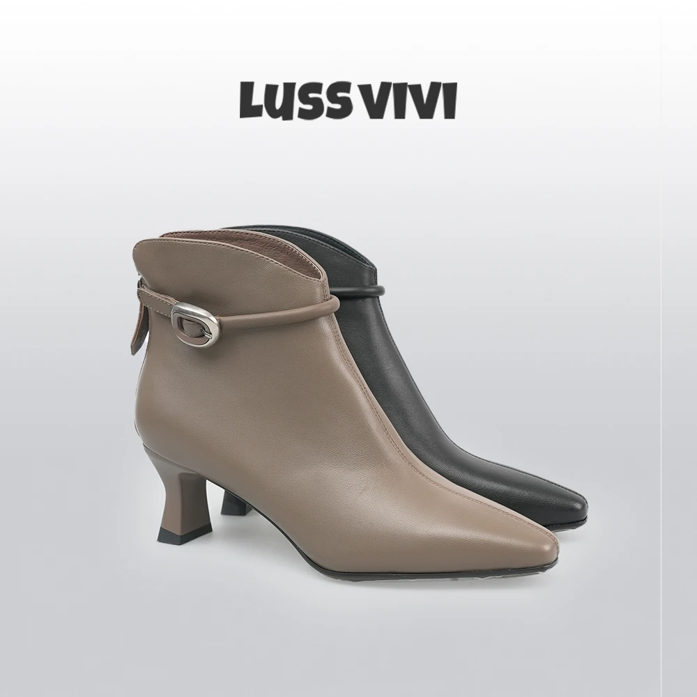 【TJ粉丝】【西红氏】时装靴V23352129-6跟高6cm半码拍小