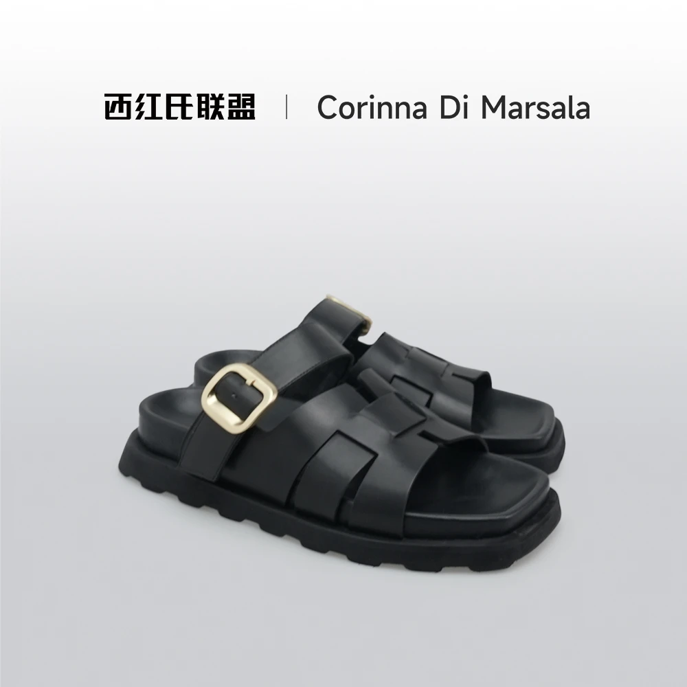 【西红氏联盟】Corinna di Marsala拖鞋X22012367-6