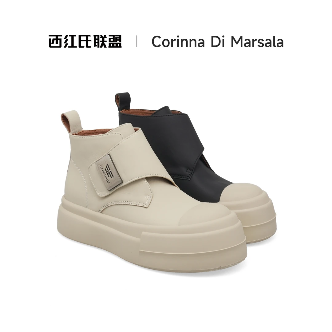 【西红氏联盟】Corinna Di Marsala时装靴X22A21X810-12跟高5cm