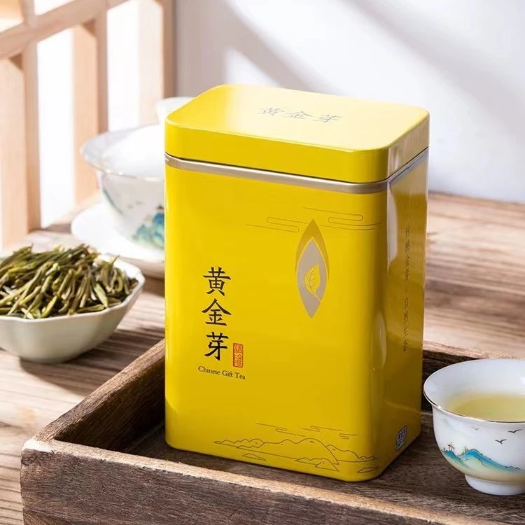 黄金芽绿茶新茶明前头春头采绿茶 罐装30克