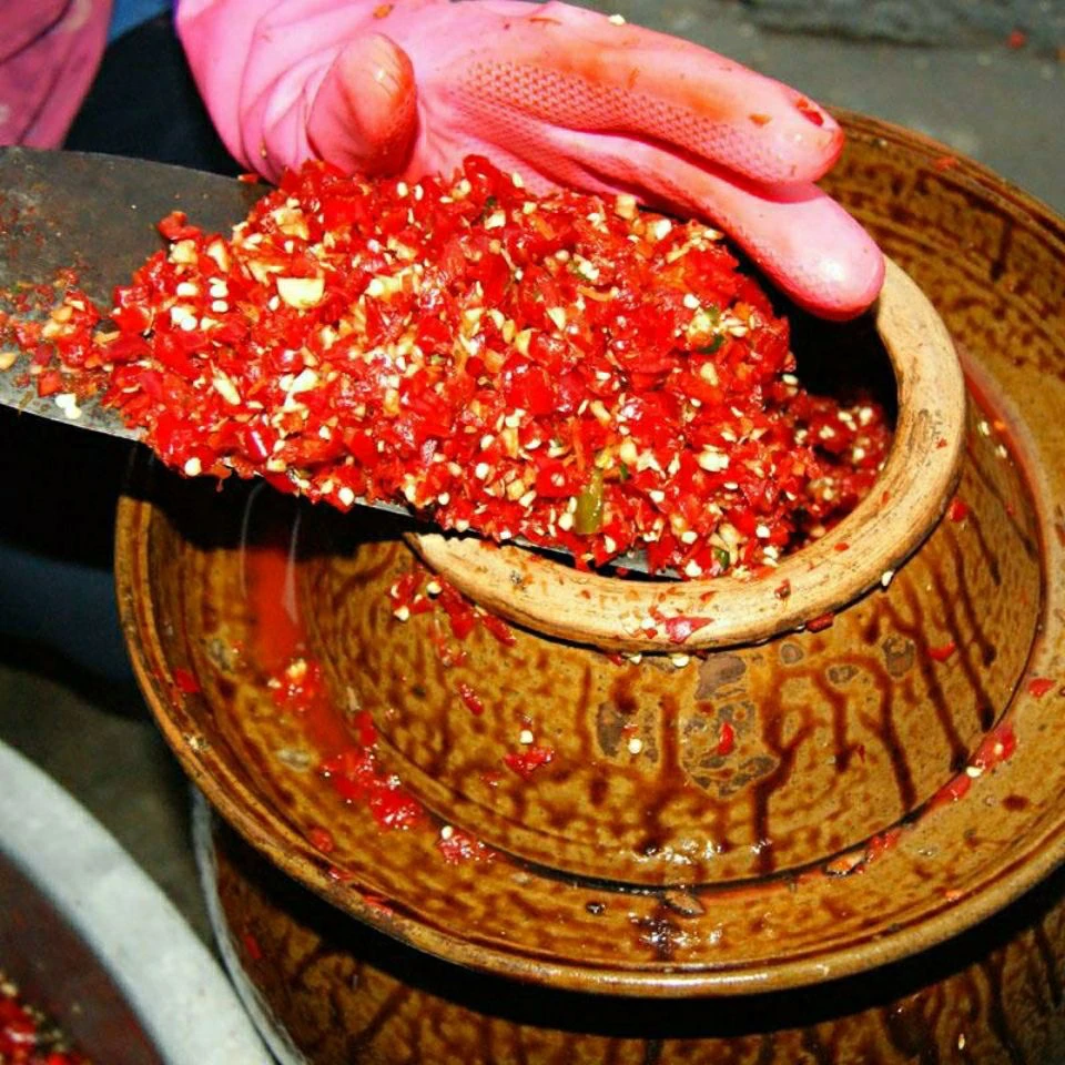 农家剁辣椒湖南特产手工坛子辣椒中辣红剁辣椒瓶装特辣小米剁辣椒