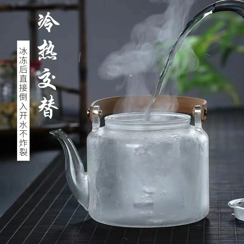 大容量高端茶壶电陶炉保温多档控温全自动蒸汽煮茶电陶炉玻璃壶