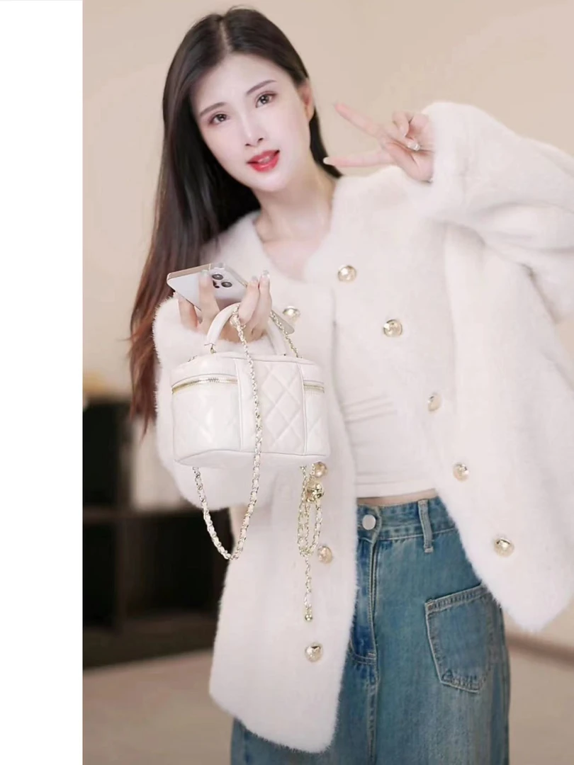 【罗马假日】82设计师高定订制款早春新款百搭秋冬外套短款小香风