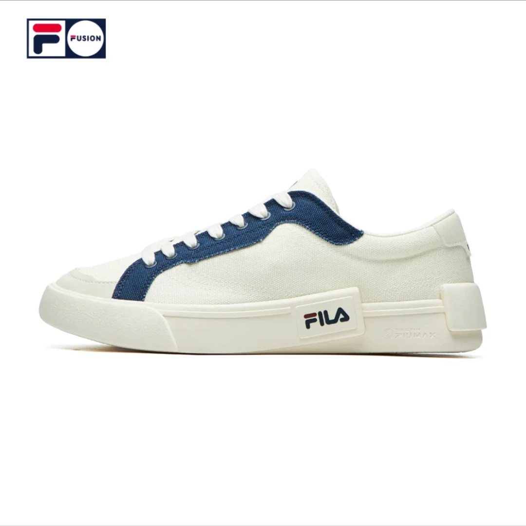 FILA FUSION夏季运动百搭经典休闲鞋帆布板鞋T12M125107/W228220