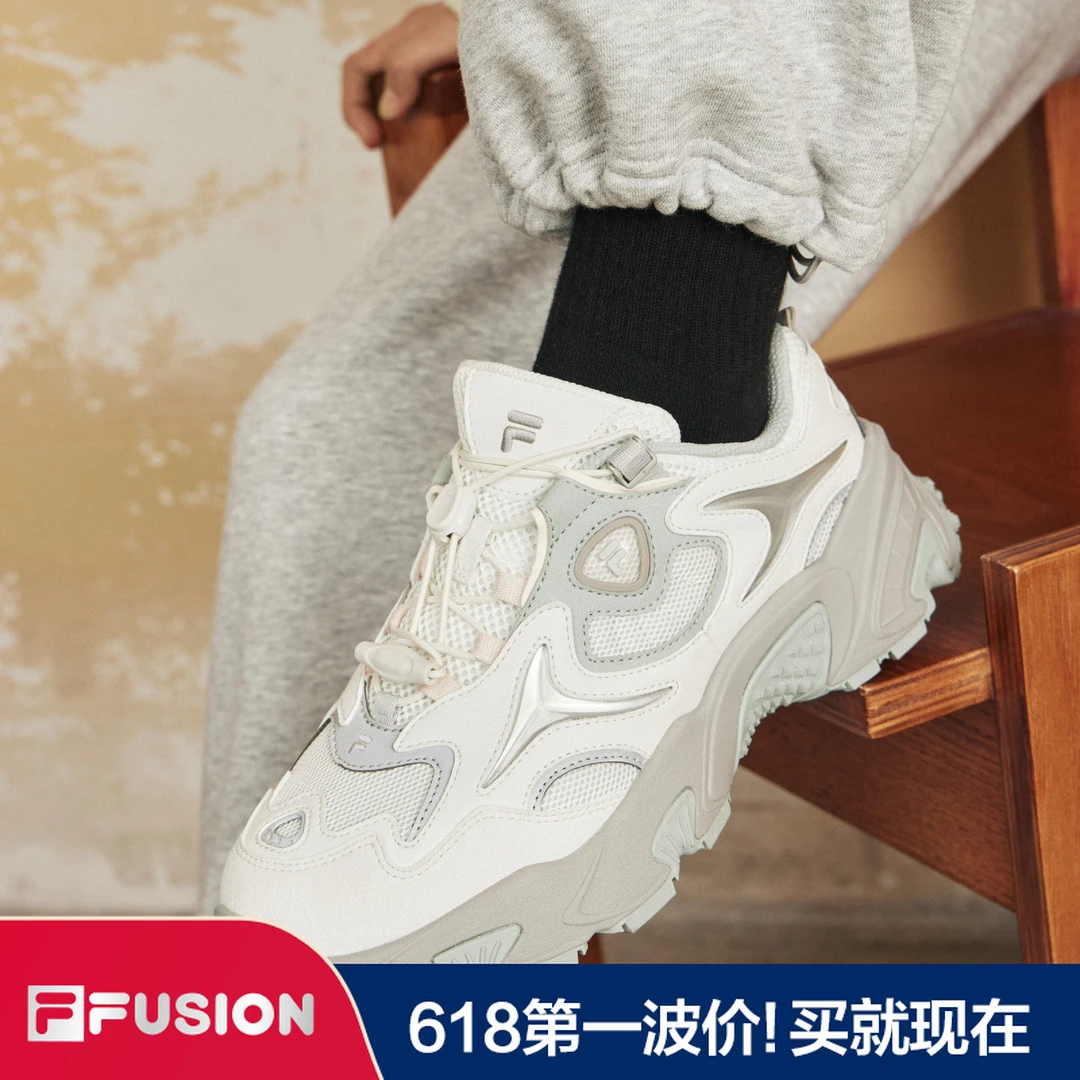 FILAFUSION23新款飞脊鞋情侣款复古潮流老爹鞋T12W341601
