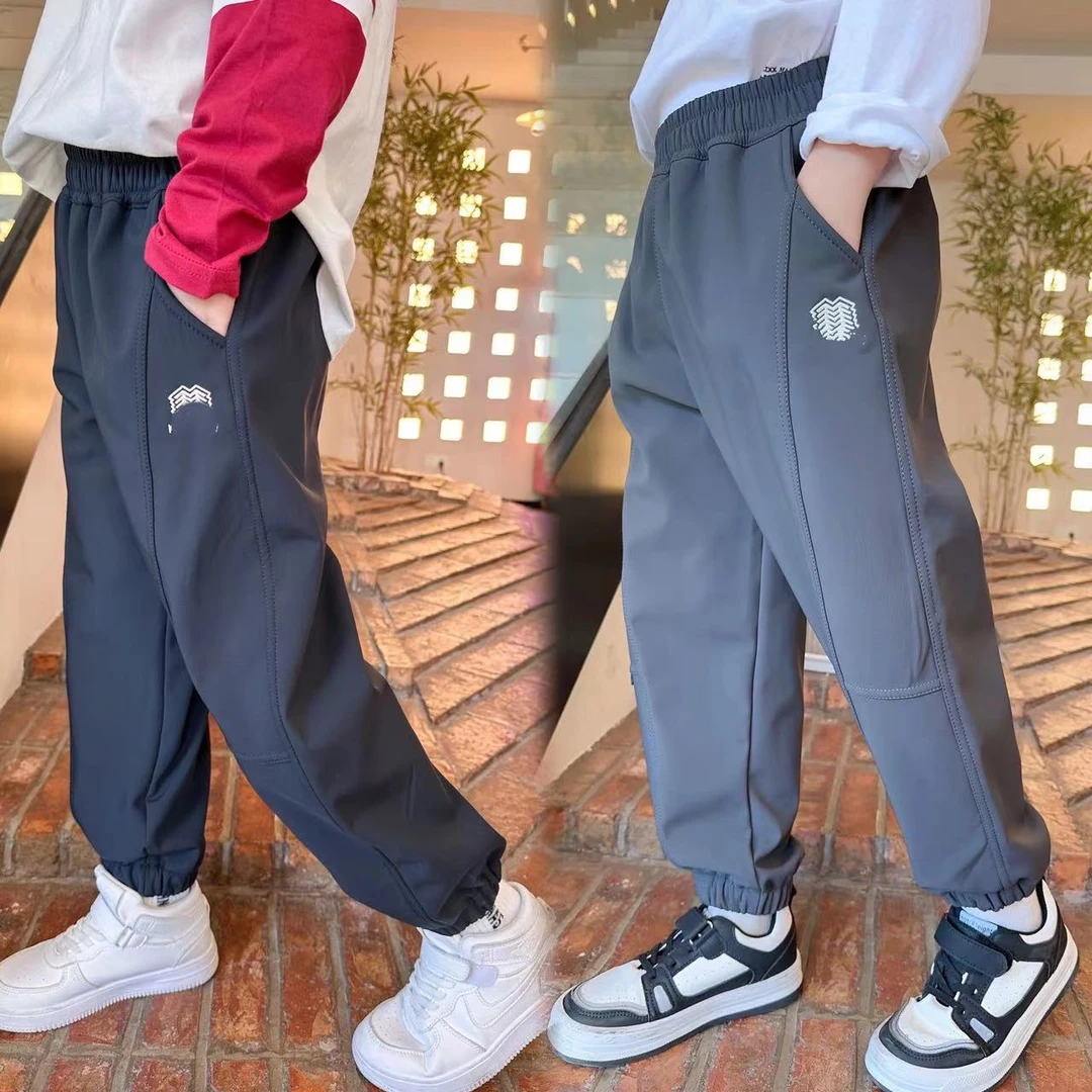 【有点意思儿】儿童舒适百搭日常休闲滑雪防风束脚卫裤