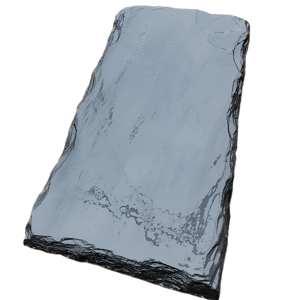 天然青石板锈色不规则碎拼乱石板庭院花园广场锈色铺路石家装石板