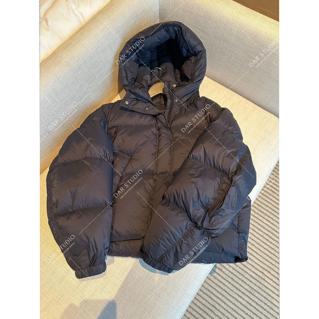 【225.8g】DAR STUDIO 【暖冬】进口绒90白鹅绒冬季新款贝壳帽羽绒服