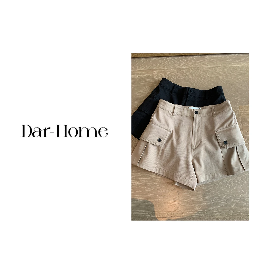 DAR STUDIO 【工装短裤】2024夏季新款纯棉多口袋时尚工装短裤5453