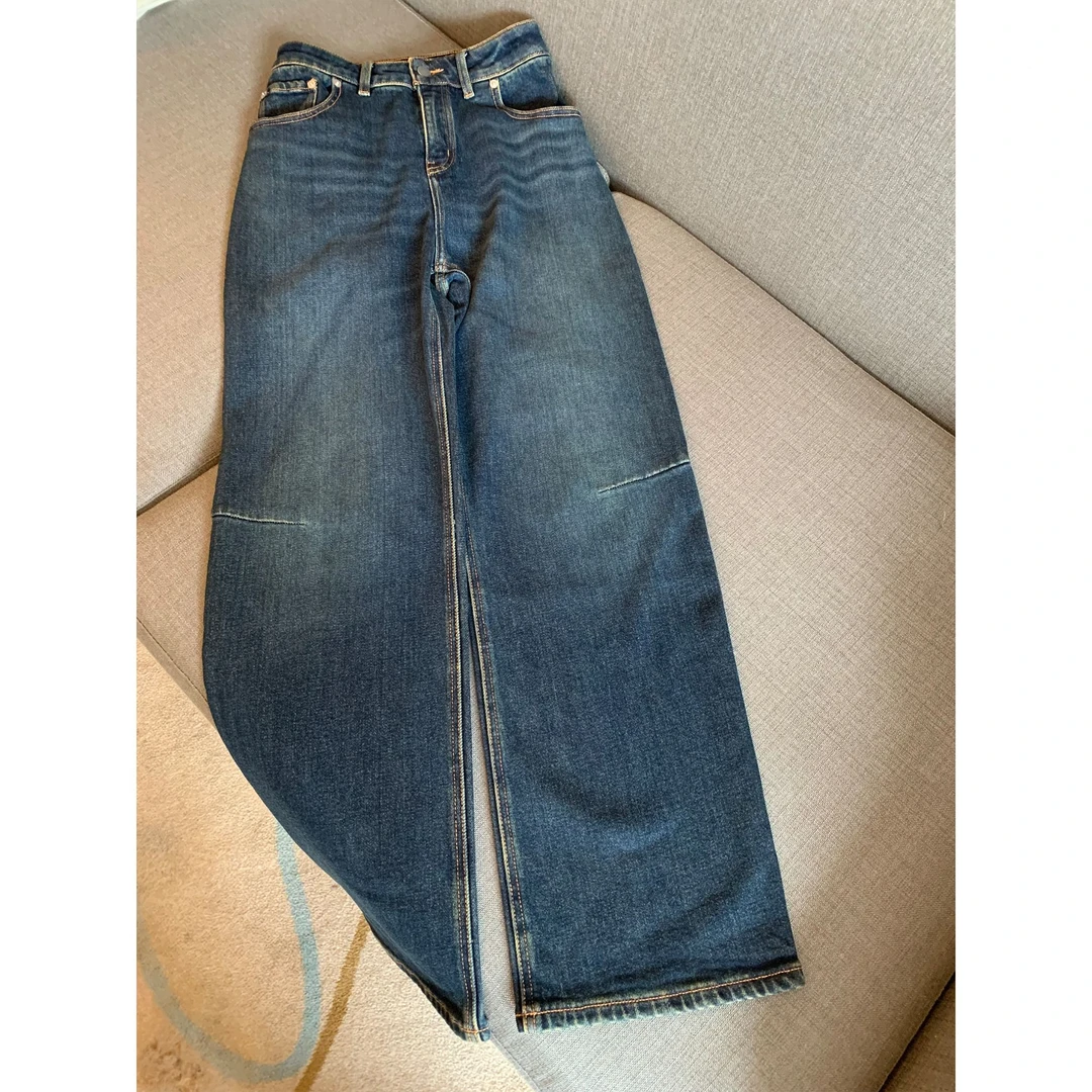 DAR STUDIO 深圳货【秀场牛仔】2024秋冬新款直筒牛仔裤84009