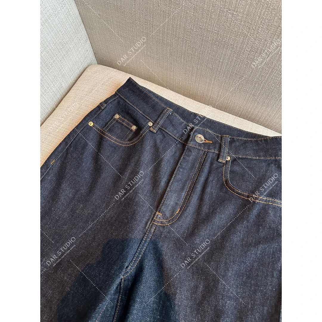 DAR STUDIO 高线系列【肯豆牛仔】土耳其进口秋冬原色质感牛仔裤