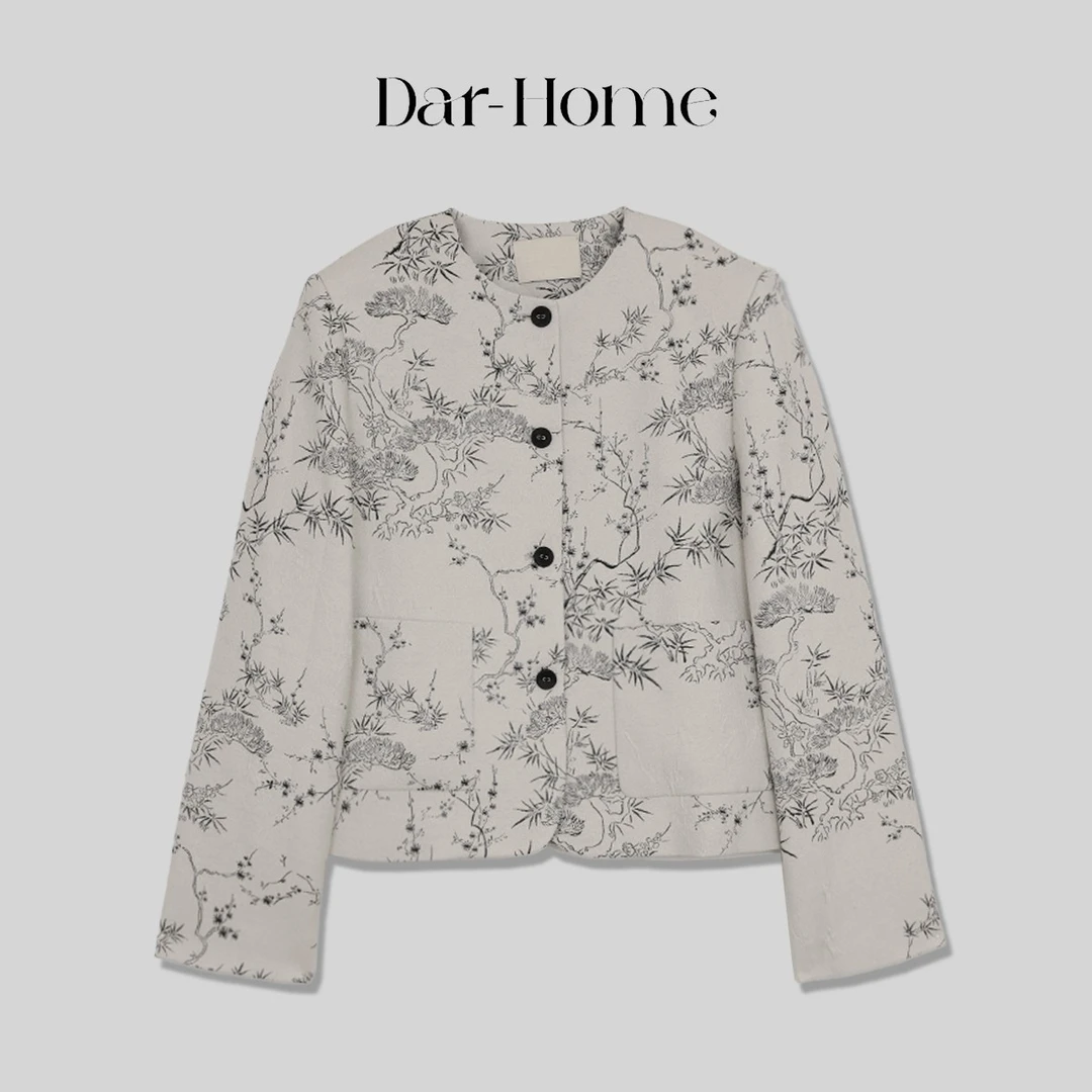 DA.R.JIA 【蓝黛】2024新款优雅风中国风外套