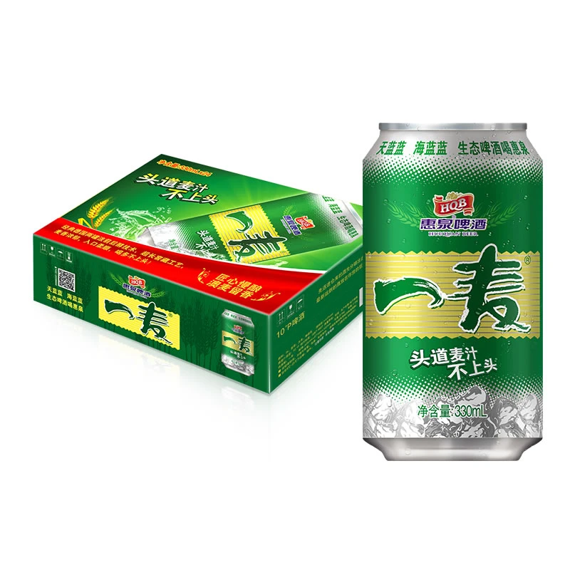 惠泉（直播）330mL10°P惠泉一麦啤酒整箱24听浓度浓郁经典