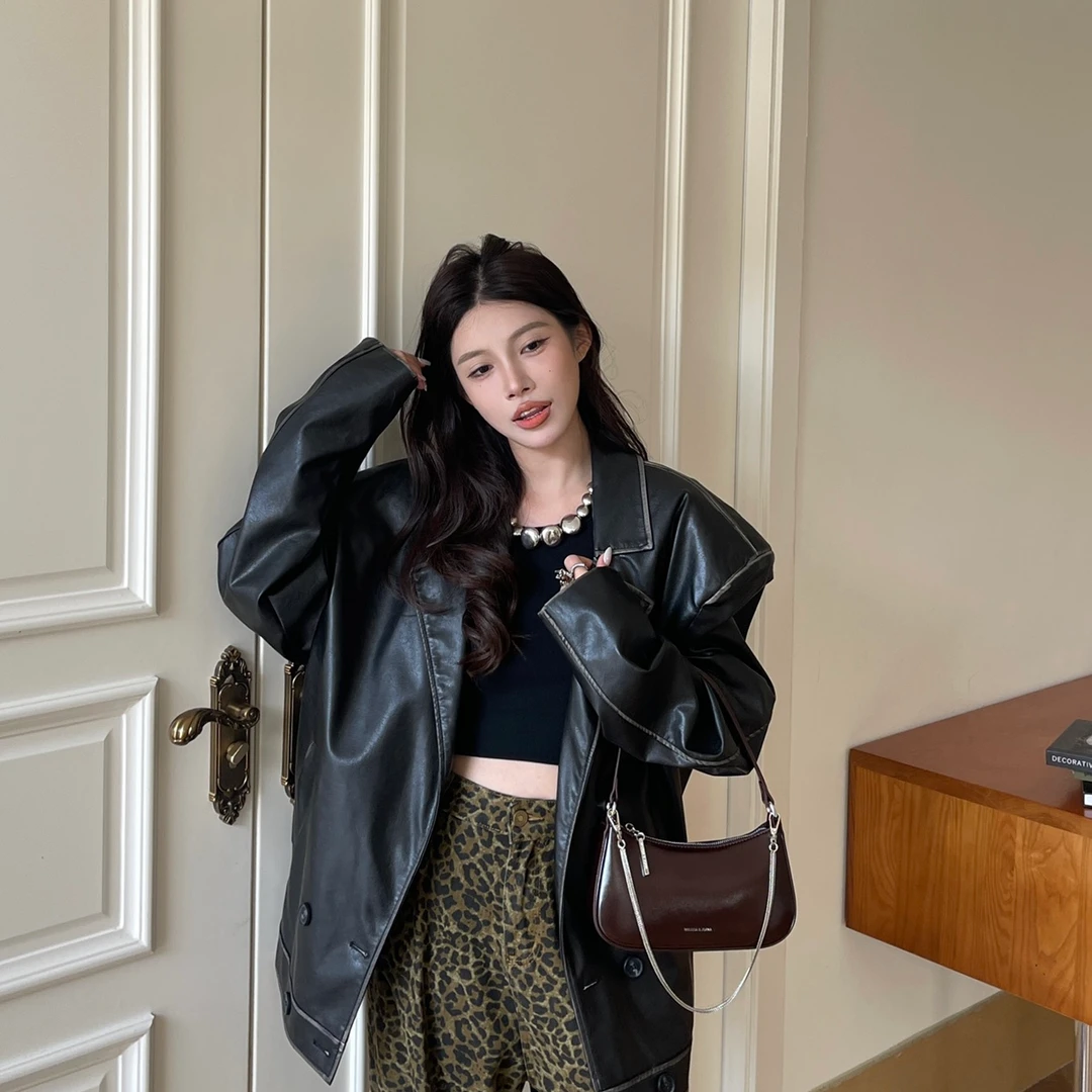 【专柜好货】法国LMK高定高奢专柜女包斜挎手提单肩包真皮MJ3261