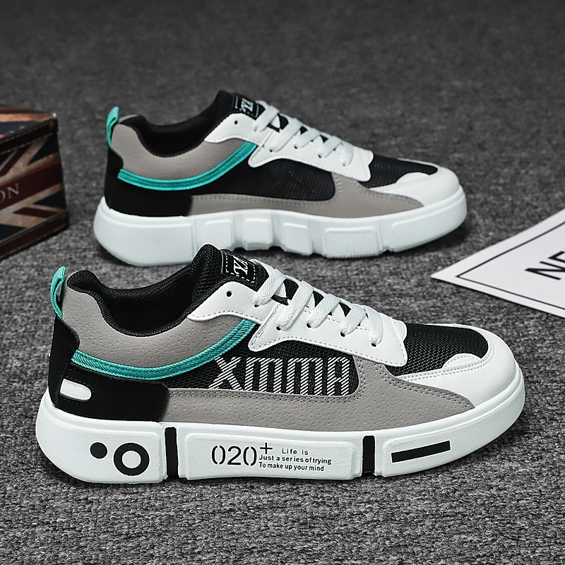 男童鞋夏季初中小学生板鞋百搭中大童休闲网面10-15岁男孩运动鞋