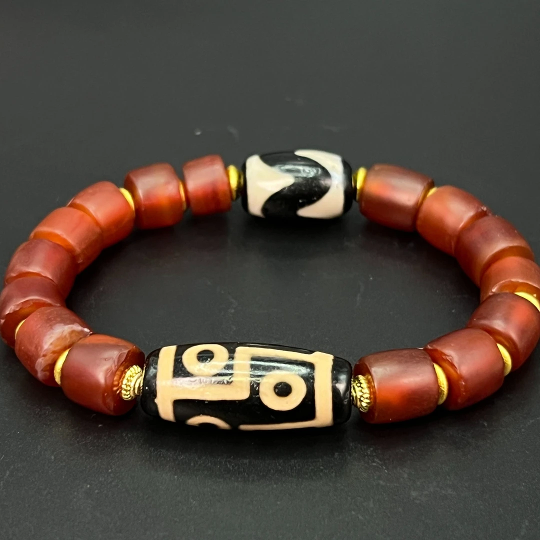 "民国玛瑙手串/ DL460497/ 古玩/收藏/德州文物"