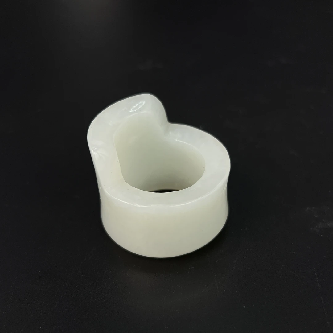 民国和田玉武扳指/ DL517775/ 古玩/收藏/德州文物