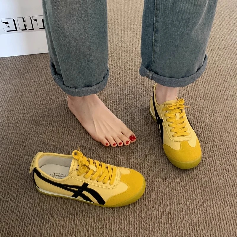 德训鞋女鞋2024新款春秋季爆款鞋子百搭阿甘鞋运动鞋休闲板鞋女款