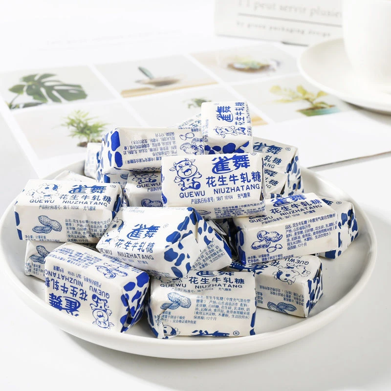 【500g*1袋】花生牛轧糖奶糖年货批发老式小时候的味道休闲小零食