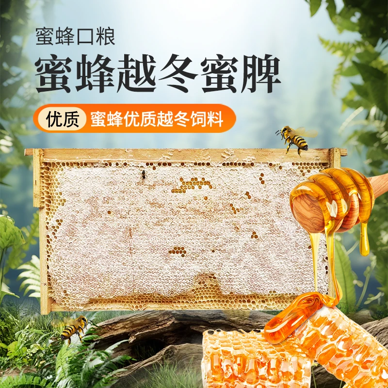 （糖脾）满盖新脾带框整张巢蜜蜜蜂饲喂纯正宗无添加蜂蜜蜂巢