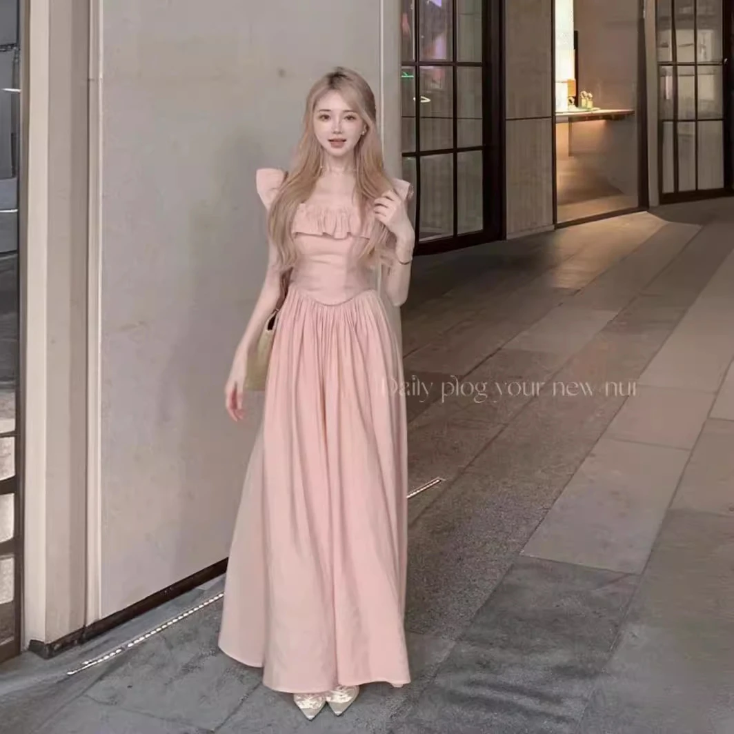 收腰荷叶边方领时尚夏季法式甜美掐腰纯欲网红时尚女士网红款外套