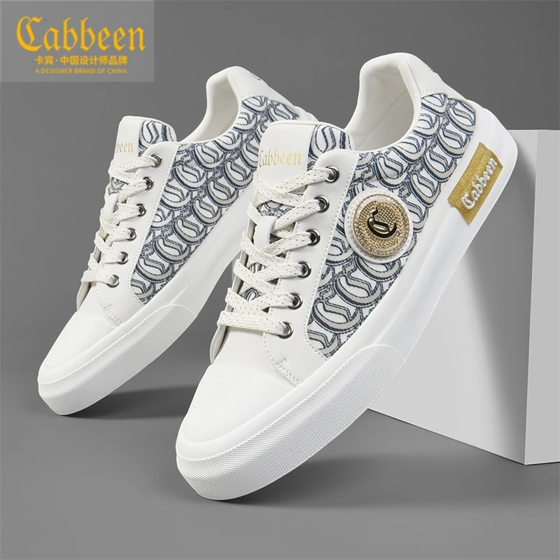 卡宾鞋子男百搭新款夏季爆款男鞋潮牌布鞋男款低帮白色男士休闲鞋