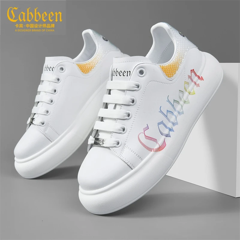 卡宾小白鞋男2024新款百搭潮鞋男生鞋子夏季休闲板鞋小众男鞋白鞋