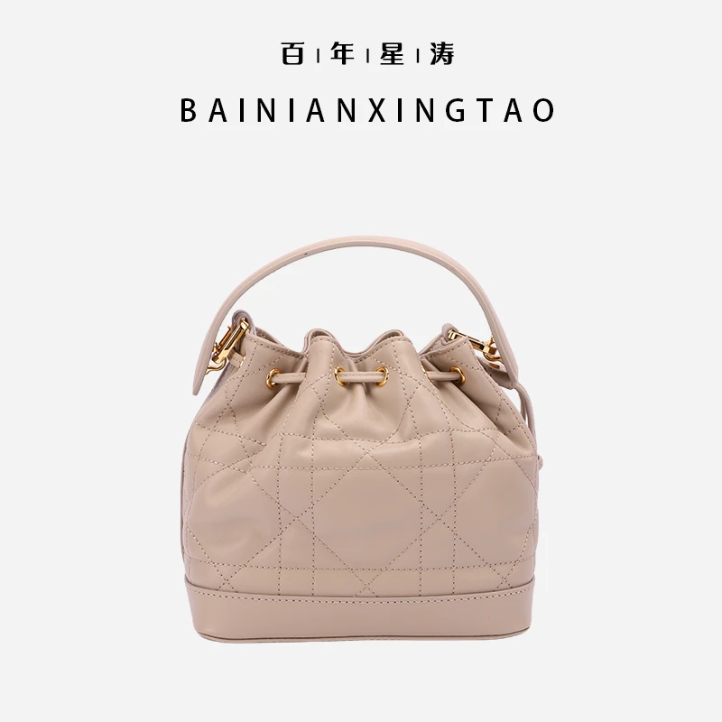 百年星涛高定迷你水桶小包女士手提单肩斜挎包33211