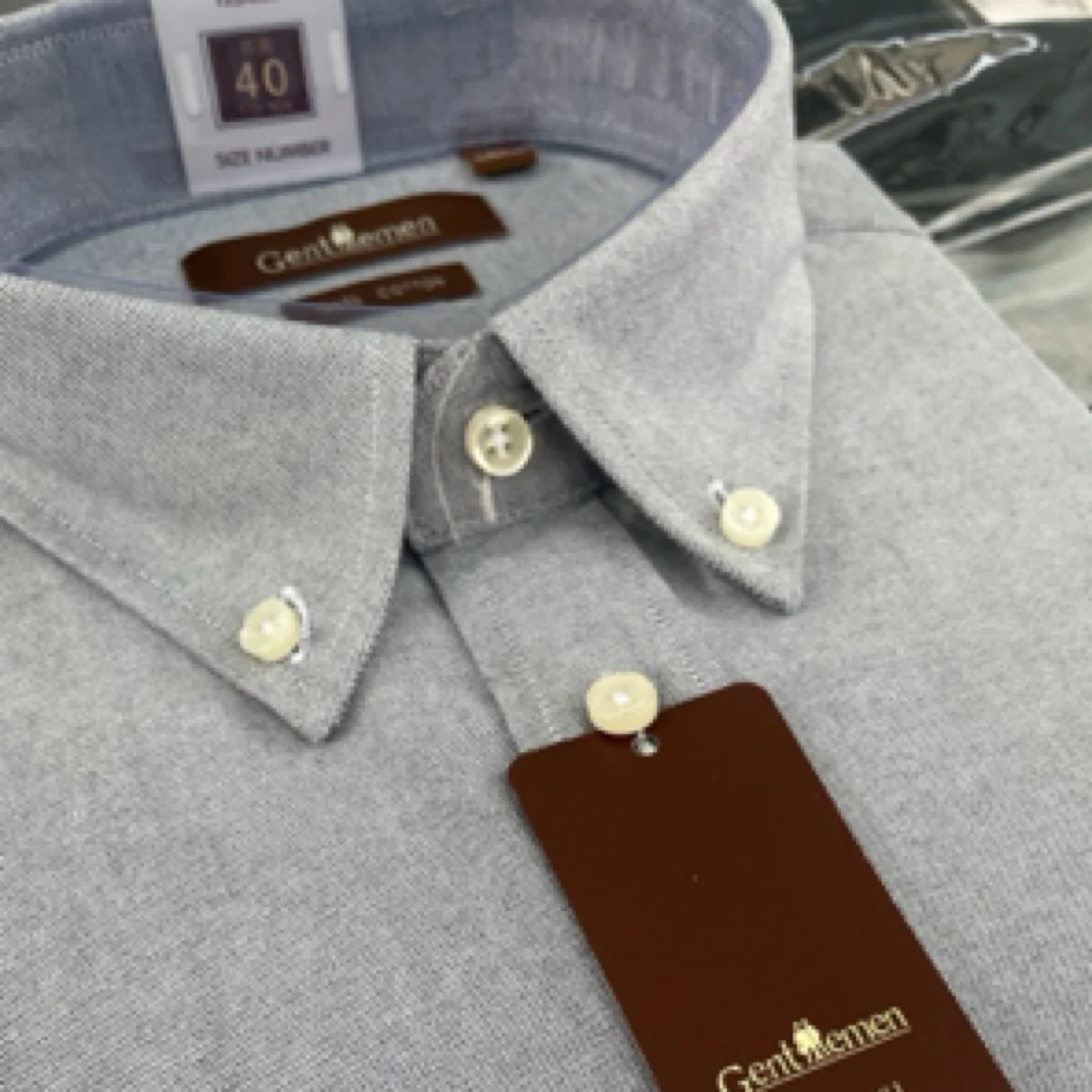 小红书mark同款gentlemen牛津纺水洗款男士衬衫